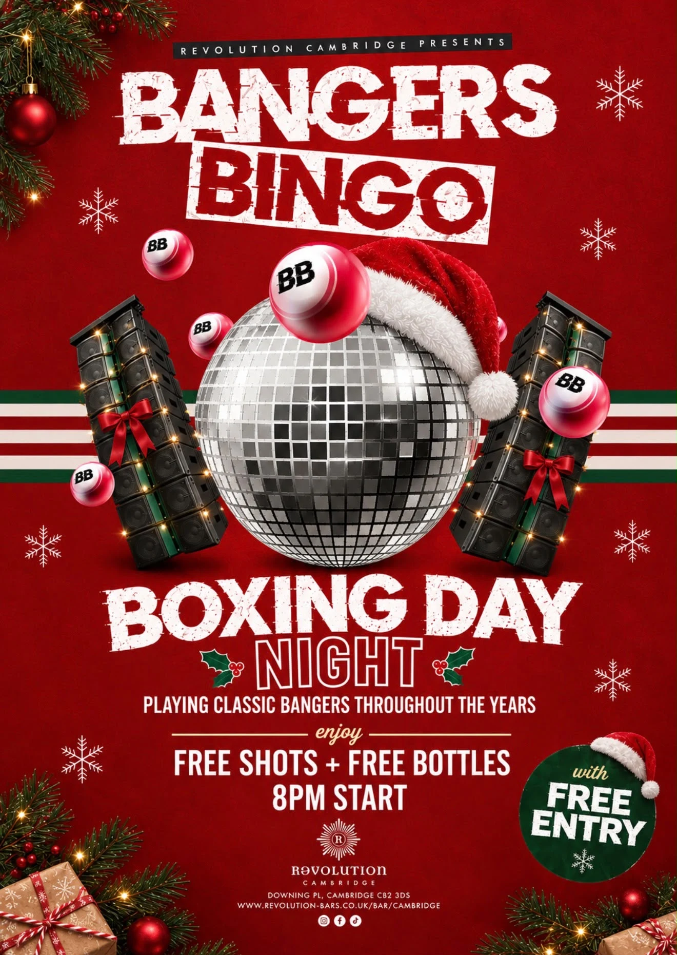 Boxing Day Bangers Bingo