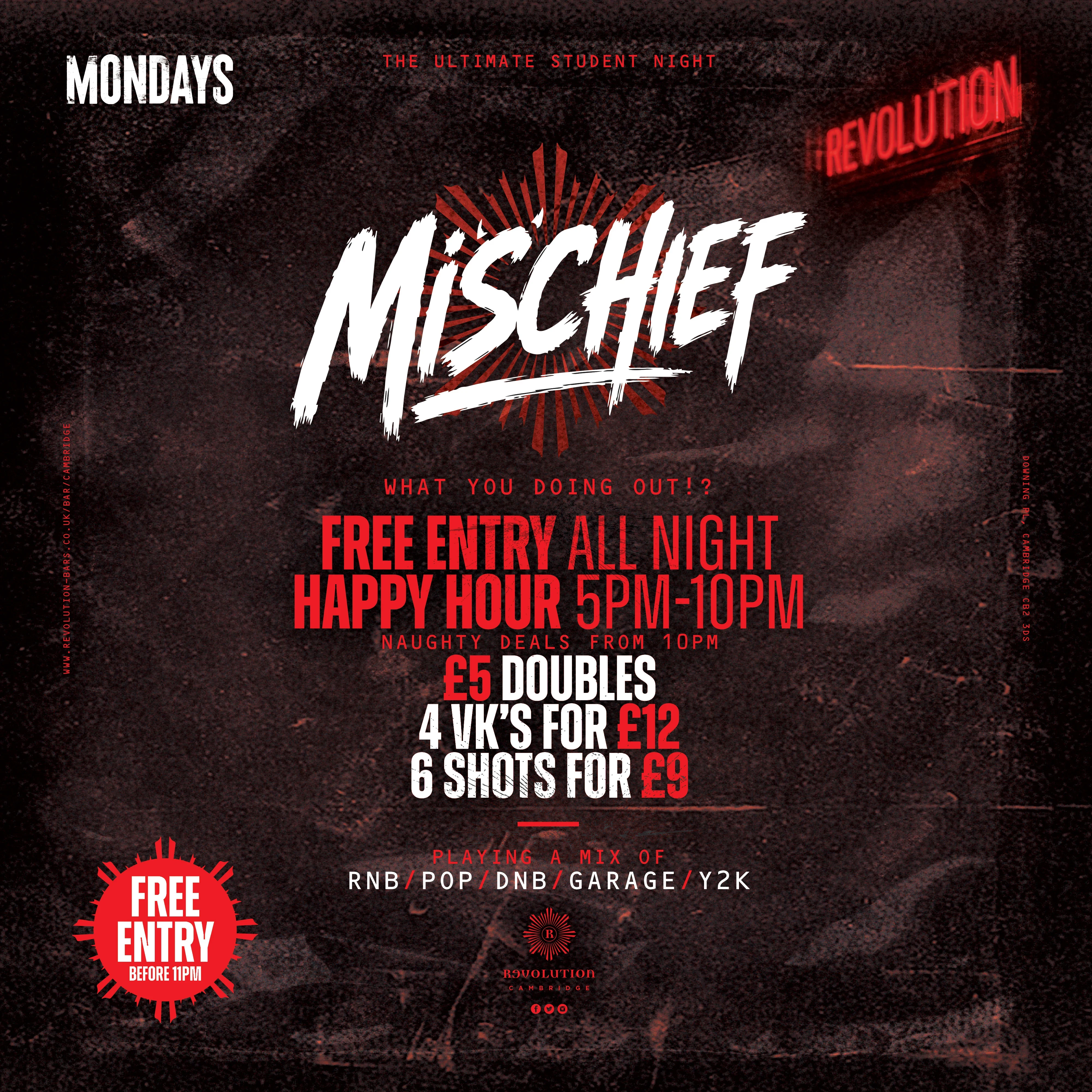 Mischief Mondays